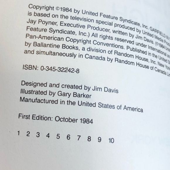 Garfield In The Rough Book 1984 - Picture 4 of 6